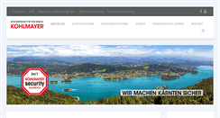 Desktop Screenshot of kohlmayer.at